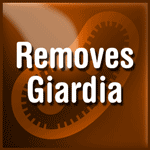 Removes Giardia