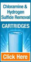 Aries Chloramine & Hydrogen Sulfide Removal (single-stage under-sink filter system)
