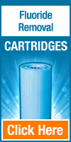 Fluoride Removal Cartridges 10x2½ (single-stage under-sink filter system)