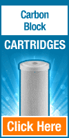 Carbon Block Cartridges 10x2½ (single-stage under-sink filter system)