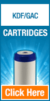 KDF/GAC Filter Cartridge (single-stage under-sink filter system)