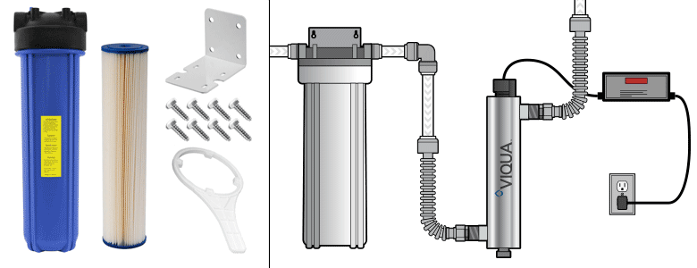 Jump to Add Ons/Accessories Section for the Viqua E4 Plus Professional Series Ultraviolet Sterilizer System 22 GPM with UV Intensity Monitor