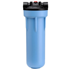 158598 10" Pentek Filter Housing, 3G Slim Line w/ 1/4" Ports & Pressure Release (Accepts 10" x 2.5" Cartridges)