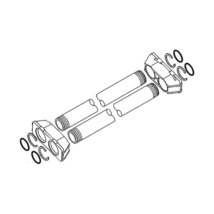 Second Tank Assembly for Fleck 9100 and 9100 SXT Valve – For use on 13" to 16" Tanks - Image 2