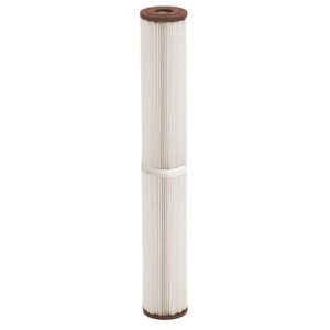 20" x 2.75" Sediment Pleated Water Filter (12 GPM, 12 Sq. Ft. Media) in 0.35, 1, 5, 10, 20, or 50 Micron by Harmsco Polyester-Plus
