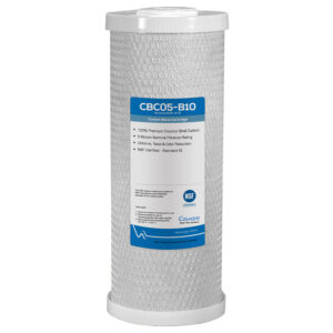 CA Ware 10" x 4.5" Carbon Block Water Filter 1, 5, or 10 Micron