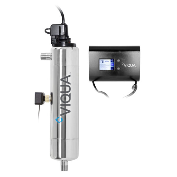 Ultraviolet Sterilizer System 12 GPM with UV Intensity Monitor, Viqua D4 Plus Home Series