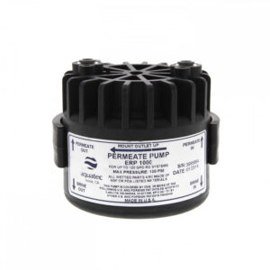 Aquatec Permeate Pump, 1/4" JG Fittings (Includes Mounting Clips)
