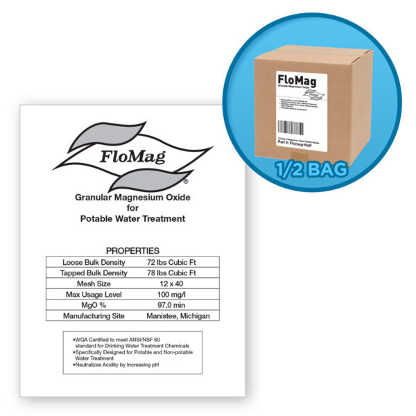 FloMag - Granular Magnesium Oxide Mineral - 1/2 bag (25 lbs.)