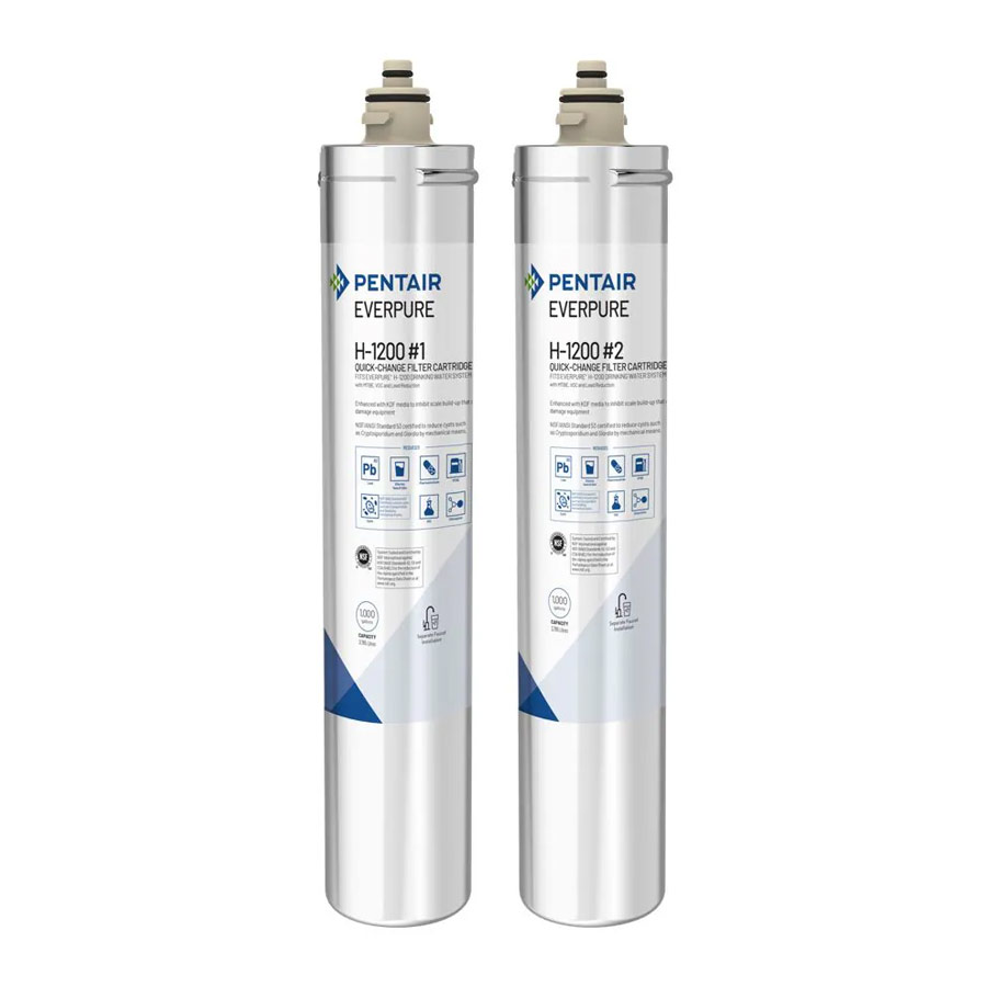 Replacement Everpure Filter H-1200 System Cartridges (1 Pair)