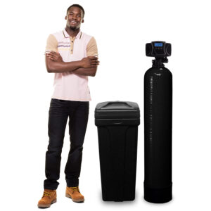 H2O 1.0 Cu. Ft. Fleck Water Softener 5600SXM with Digital Meter Control