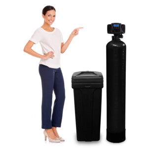 H2O 1.5 Cu. Ft. Fleck Water Softener 5600SXM with Digital Meter Control
