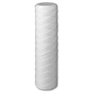 Shelco 10" x 2.5" String-Wound Polypropylene Cartridge (1, 5, 10, 20, or 50 Micron)