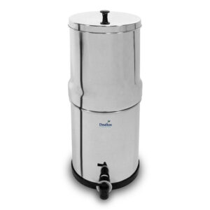 Countertop 8.5 L Doulton Gravity Filtration System, Stainless Steel w/ (2) 7" Ultra Sterasyl Candles
