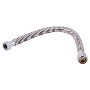 1" x 1" 24" SharkBite Stainless Steel Corrugated Water Heater Connector, FIP