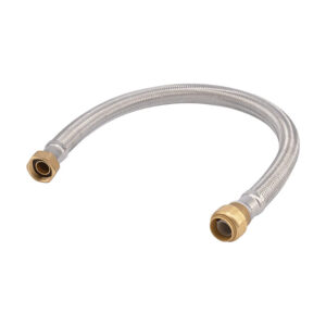 SharkBite 3/4" x 3/4" 24" Stainless Steel Braided Water Heater Connector, FIP