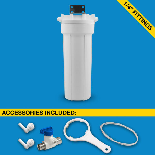 single-stage under-sink filter system H2O UCF-01-14-USA (cartridge and faucet sold separately)