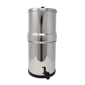 Countertop 6.0 L Doulton Gravity Filtration System, Stainless Steel w/ (2) 7" Ultra Sterasyl Candles